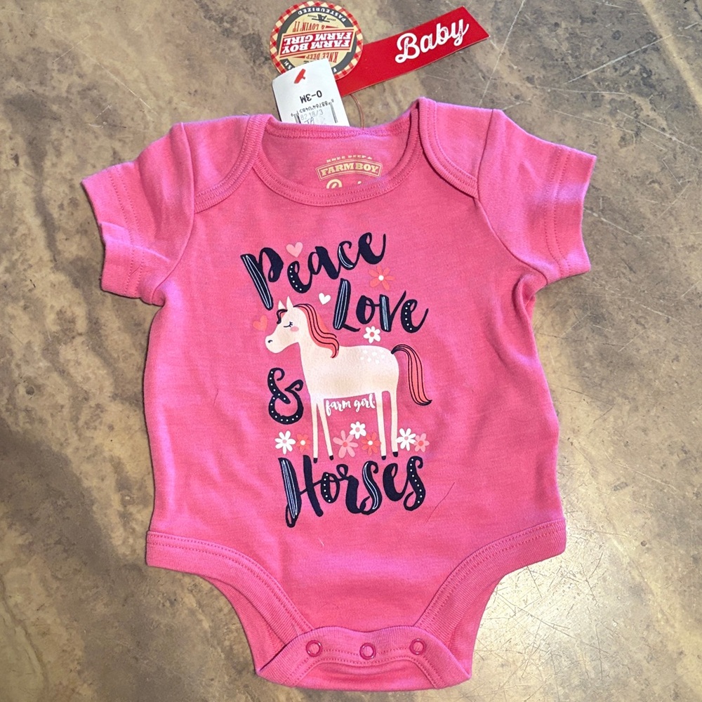 Farm Fresh Baby Unicorn One Piece